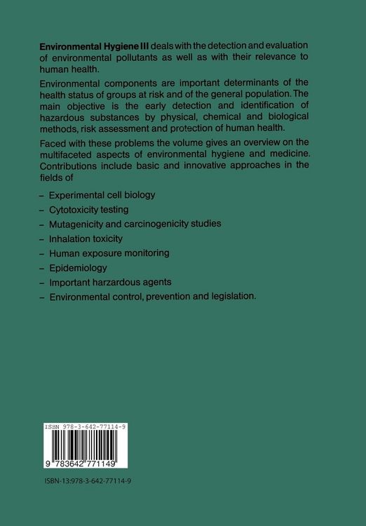 Produktbild: Environmental Hygiene III