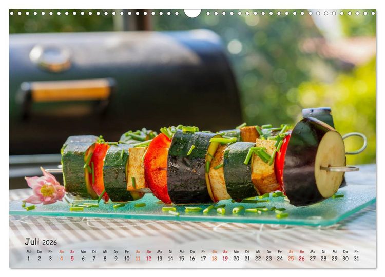 Produktbild: BBQ - Smoker F&uuml;r Fleisch und Gem&uuml;se (Wandkalender 2026 DIN A3 quer), CALVENDO Monatskalender