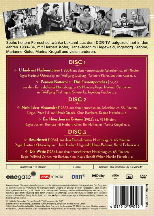 Produktbild: Fernsehschw&auml;nke aus dem DDR-TV - Box 4 - 1983-84 (DDR TV-Archiv) [3 DVDs]