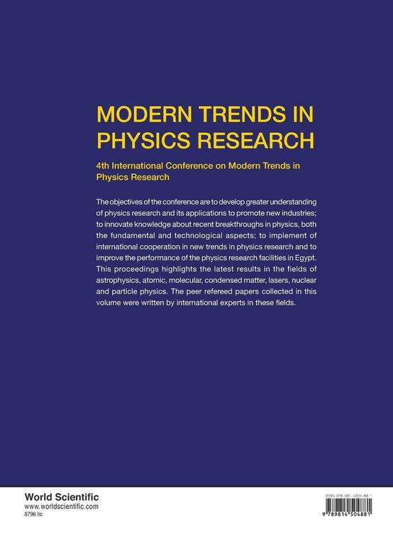 Produktbild: Modern Trends in Physics Research