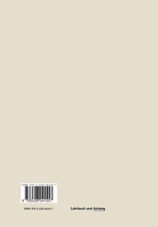 Produktbild: Anhang zu Konstruieren und Berechnen
