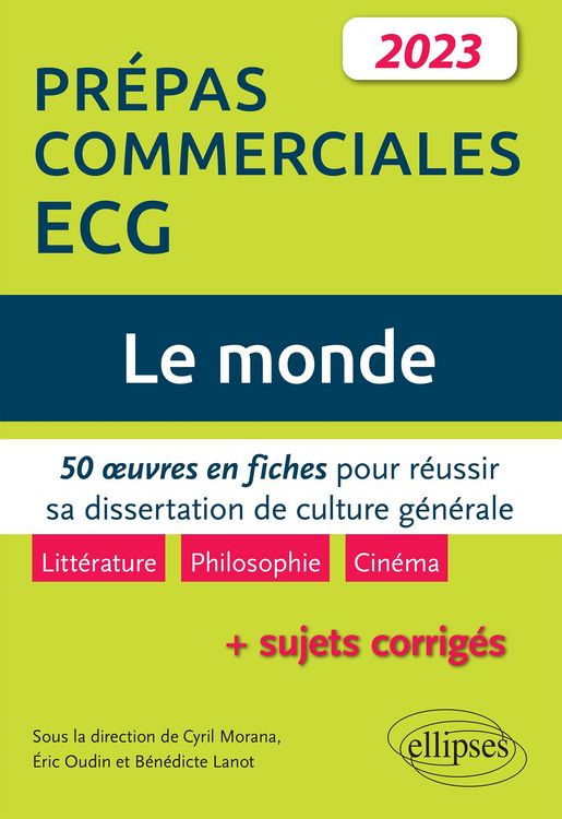 Produktbild: Le monde. 50 oeuvres en fiches pour r&eacute;ussir sa dissertation de culture g&eacute;n&eacute;rale