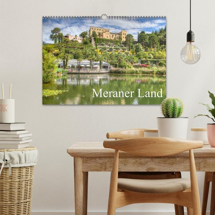 Produktbild: Meraner Land: alpin-mediterranes Lebensgef&uuml;hl (Wandkalender 2026 DIN A3 quer), CALVENDO Monatskalender
