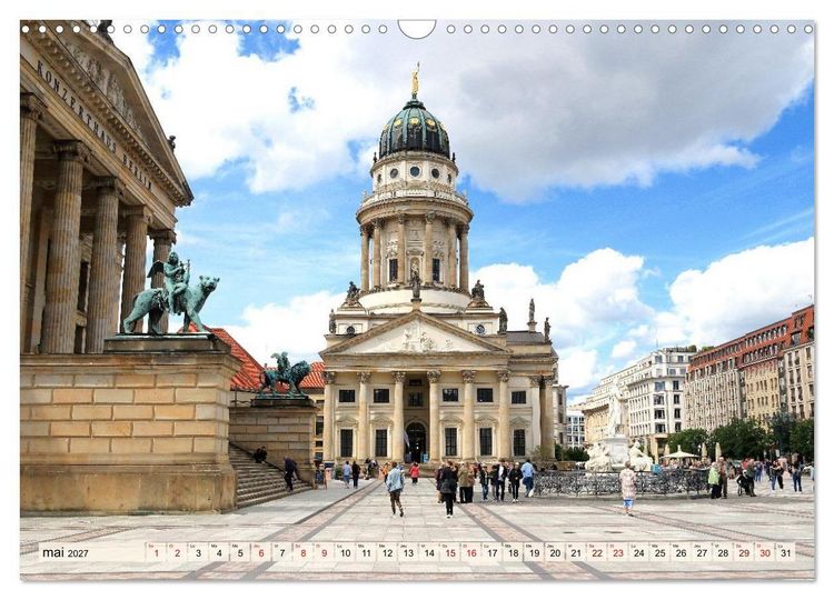 Produktbild: Berlin - dans le centre historique (Calendrier mural 2027 DIN A3 vertical), CALVENDO calendrier mensuel