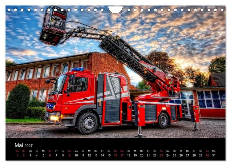 Produktbild: Feuerwehr Braunschweig (Wandkalender 2027 DIN A4 quer), CALVENDO Monatskalender