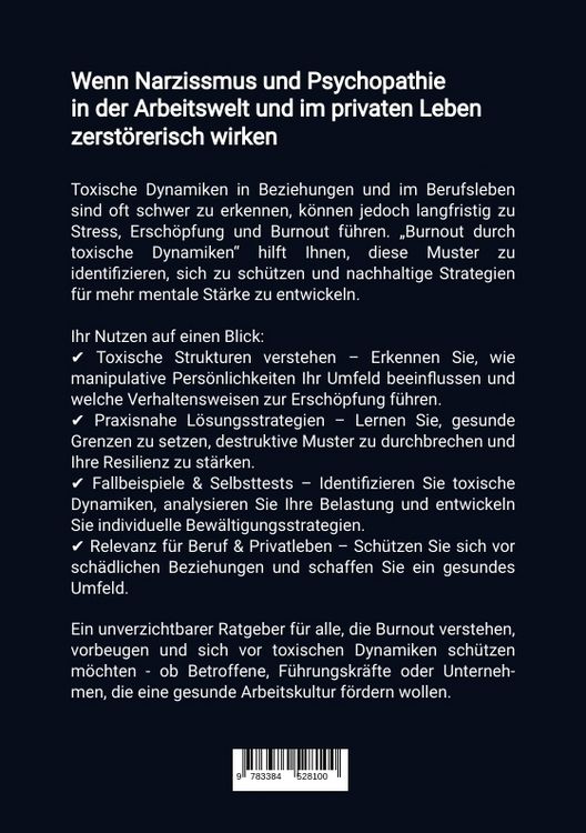 Produktbild: Burnout durch toxische Dynamiken