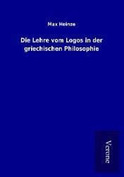 Produktbild: Die Lehre vom Logos in der griechischen Philosophie