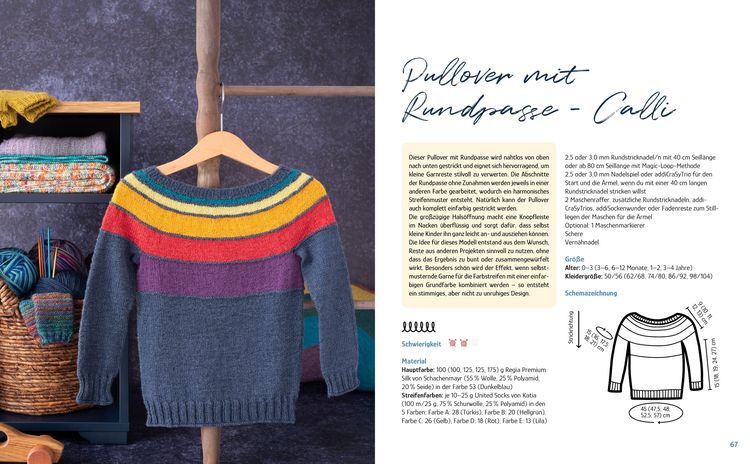 Produktbild: Stricken mit Sockenwolle f&uuml;r die Kleinen