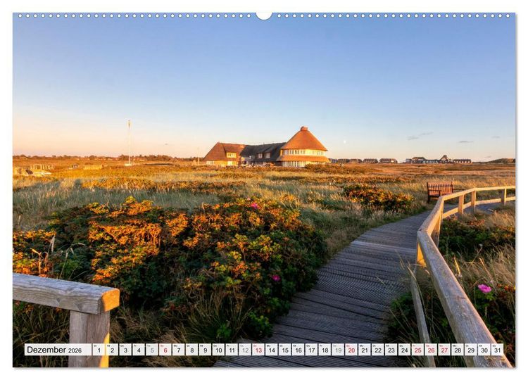 Produktbild: INSELLIEBE SYLT Zauberhafte Momente (Wandkalender 2026 DIN A2 quer), CALVENDO Monatskalender