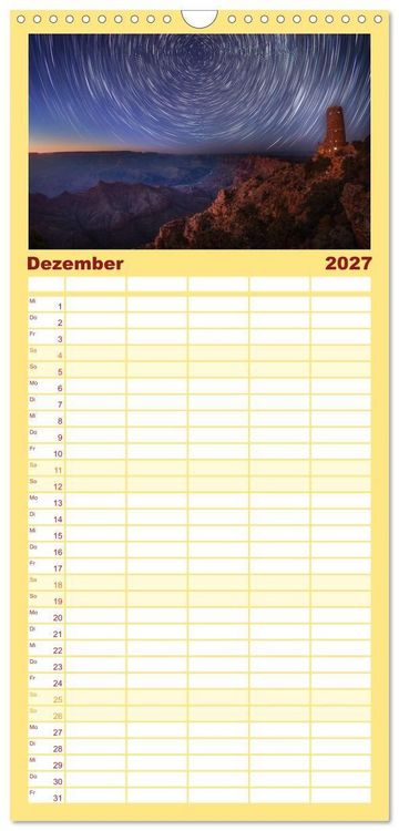 Produktbild: Familienplaner 2027 - Wild, Wide, West mit 5 Spalten (Wandkalender, 21 x 45 cm) CALVENDO