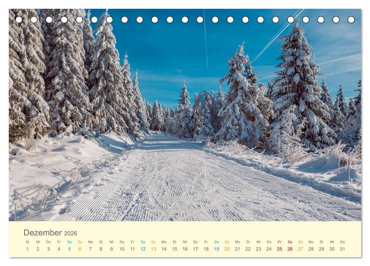 Produktbild: Wanderwege - zu Fu&szlig; in Europa (Tischkalender 2026 DIN A5 quer), CALVENDO Monatskalender