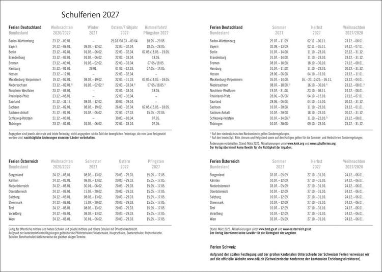 Produktbild: Kalenderbuch A6 blau 2027