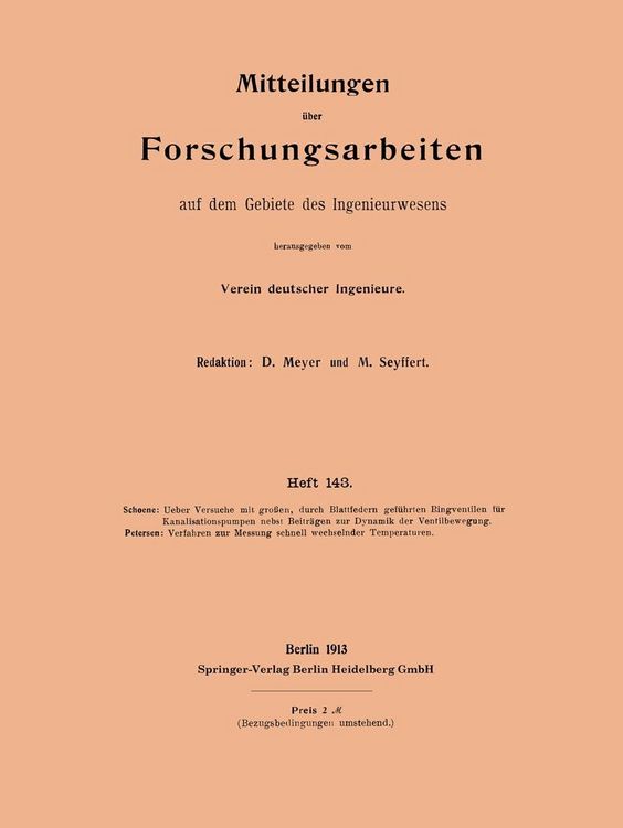 Produktbild: Mitteilungen &uuml;ber Forschungsarbeiten auf dem Gebiete des Ingenieurwesens