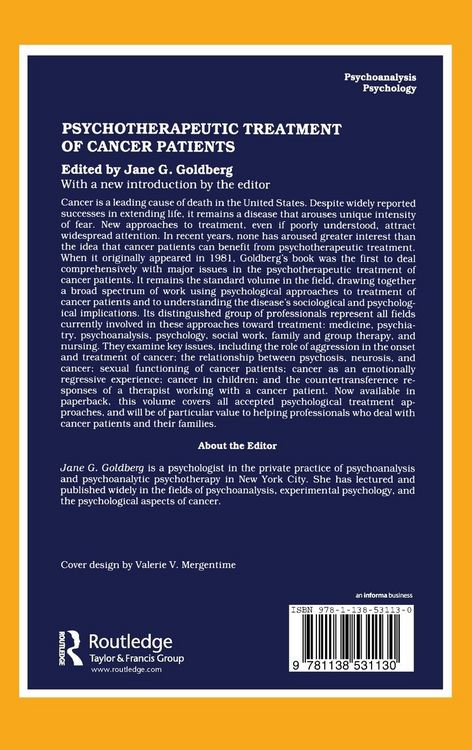 Produktbild: Psychotherapeutic Treatment of Cancer Patients
