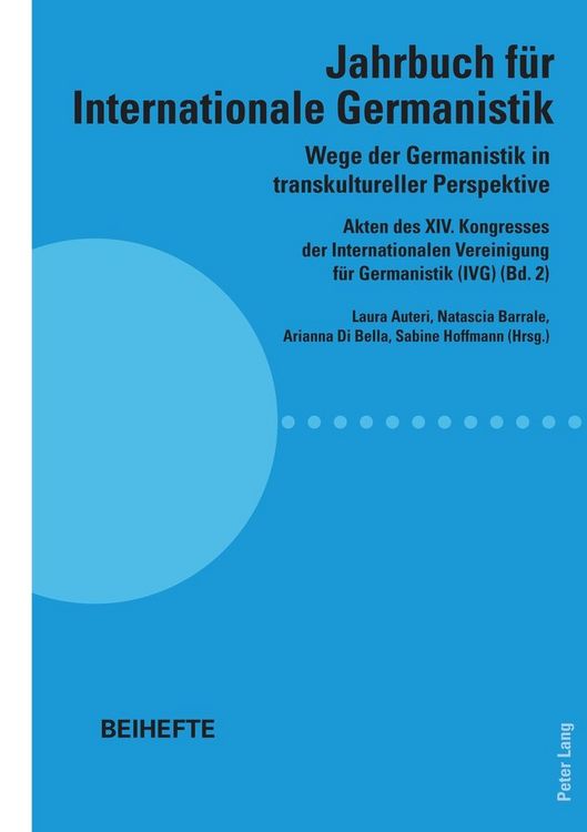 Produktbild: Wege der Germanistik in transkultureller Perspektive
