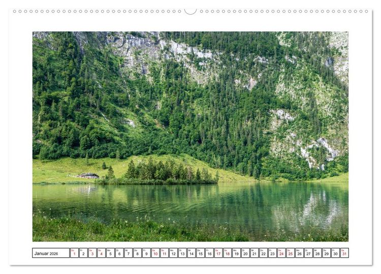 Produktbild: Morgen am K&ouml;nigssee - Spiegelungen und Stille (Wandkalender 2026 DIN A2 quer), CALVENDO Monatskalender