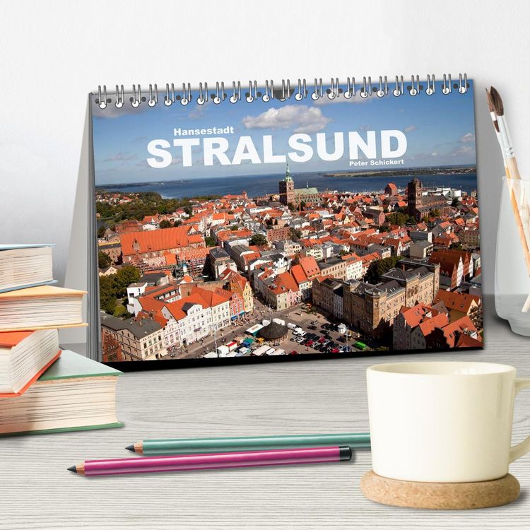 Produktbild: Hansestadt Stralsund (Tischkalender 2026 DIN A5 quer), CALVENDO Monatskalender