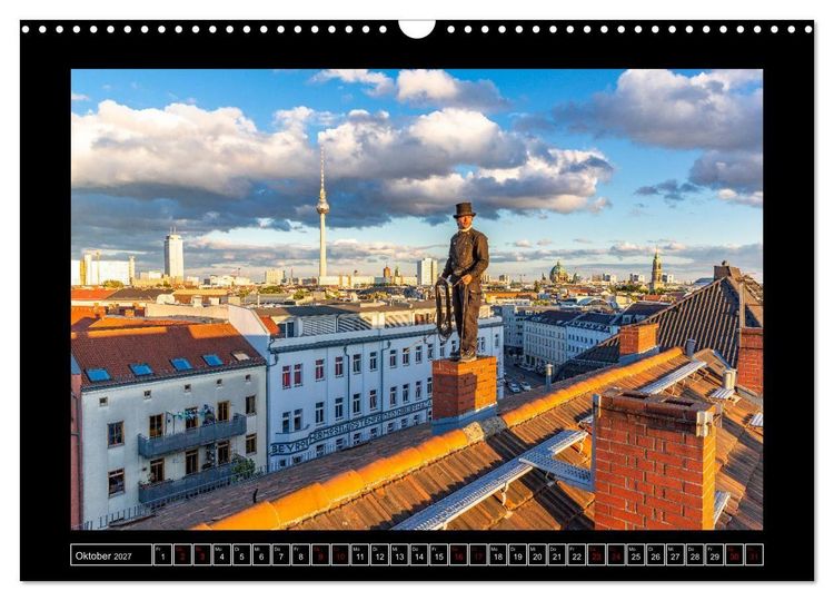 Produktbild: Schornsteinfeger &uuml;ber Berlin 2027 (Wandkalender 2027 DIN A3 quer), CALVENDO Monatskalender