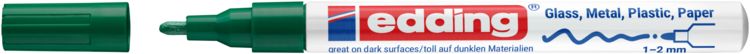 Produktbild: Edding 751 4-751-9-004 Lackmarker Gr&uuml;n 1 mm, 2 mm