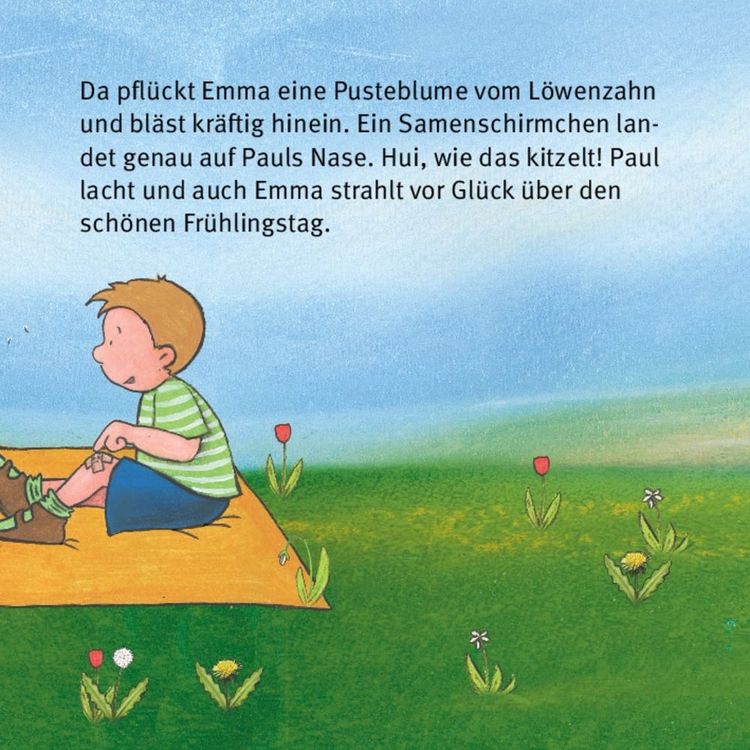 Die Jahreszeiten erleben mit Emma und Paul. Mini-Bilderbuch.