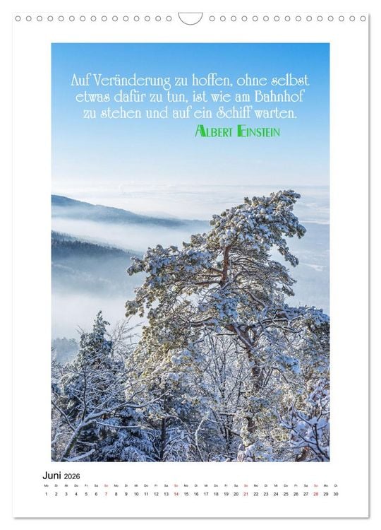 Produktbild: Interessante Zitate (Wandkalender 2026 DIN A3 hoch), CALVENDO Monatskalender