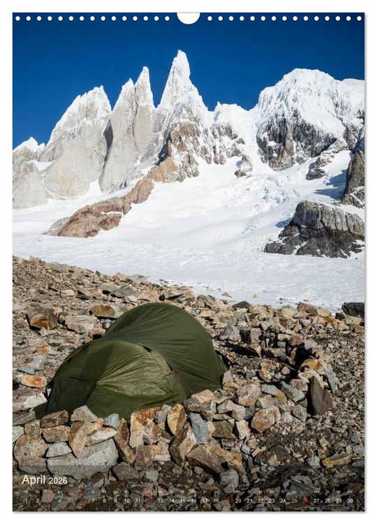 Produktbild: Magische Berge Patagoniens: Cerro Torre (Wandkalender 2026 DIN A3 hoch), CALVENDO Monatskalender