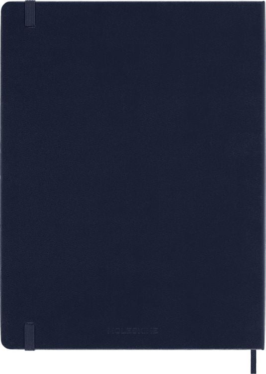 Produktbild: Moleskine 12 Monate Wochen Notizkalender 2027, XL, 1 Wo = 1 Seite, rechts linierte Seite, Fester Einband, Saphir