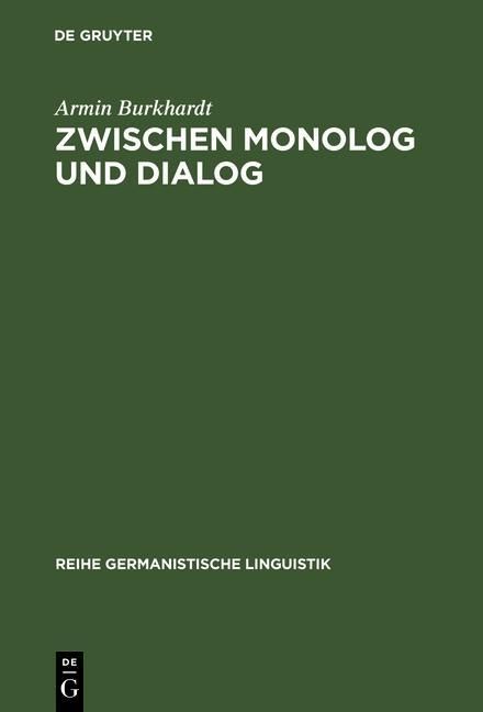 Produktbild: Zwischen Monolog und Dialog