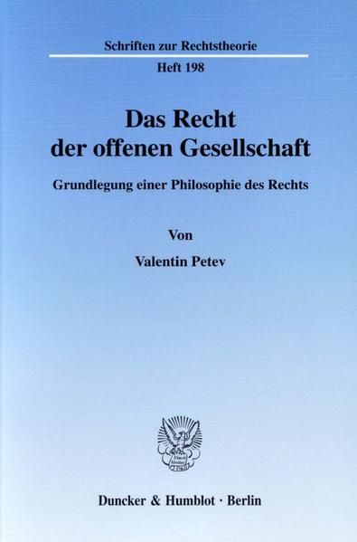 Produktbild: Das Recht der offenen Gesellschaft