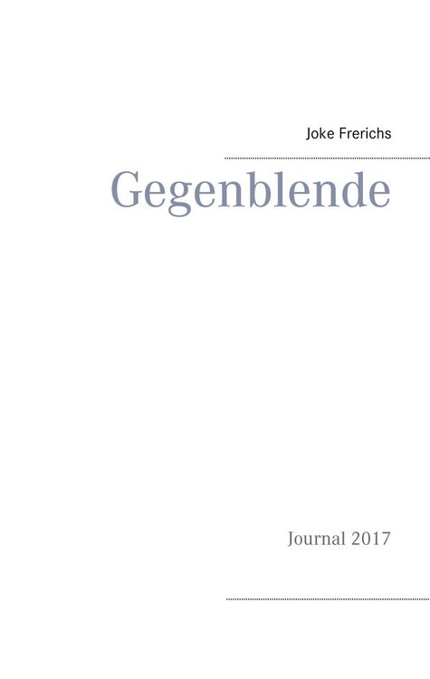 Produktbild: Gegenblende