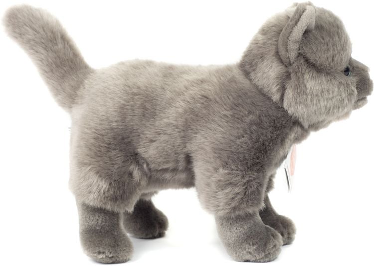 Teddy-Hermann - Kartäuser Katze stehend 20 cm