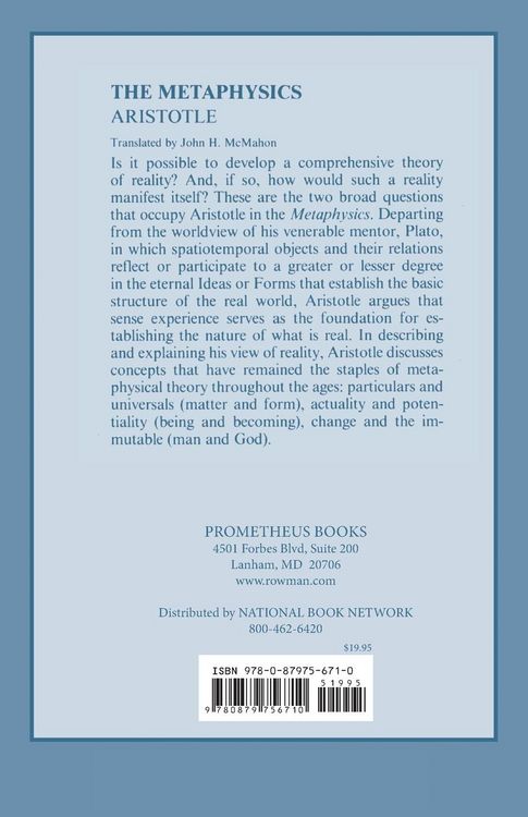 Produktbild: The Metaphysics