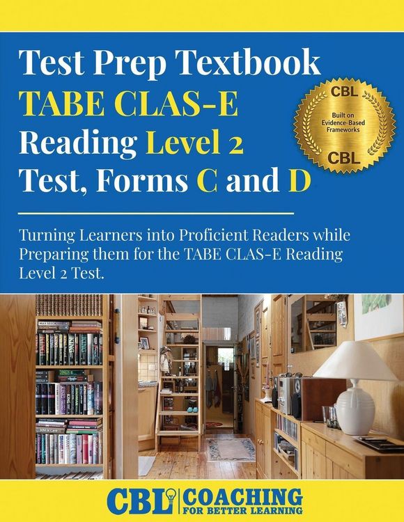 Produktbild: Test Prep Textbook TABE CLAS-E Reading Level 2 Test, Forms C and D