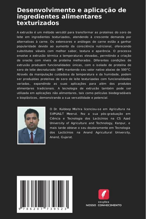 Produktbild: Desenvolvimento e aplica&ccedil;&atilde;o de ingredientes alimentares texturizados