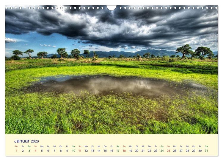 Produktbild: Faszination Afrikanischer Landschaften (Wandkalender 2026 DIN A3 quer), CALVENDO Monatskalender