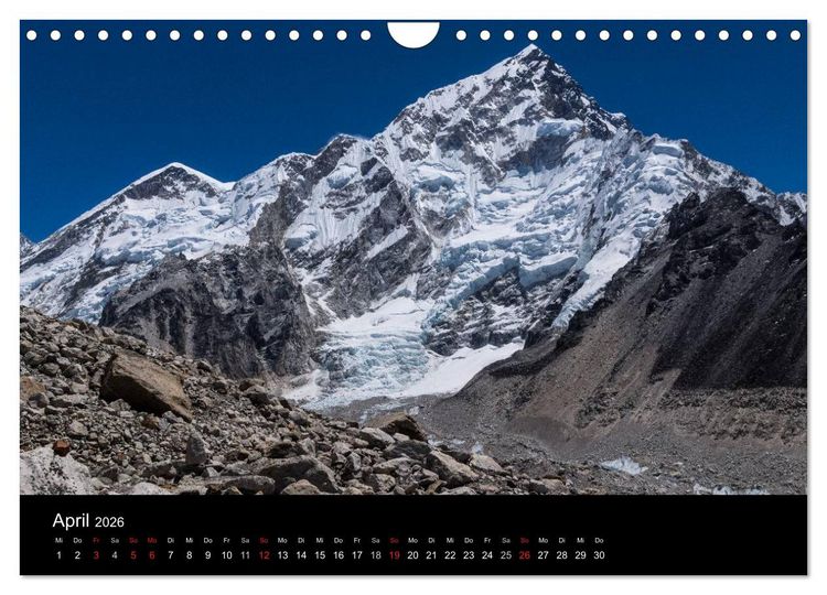 Produktbild: Everest-Nationalpark (Wandkalender 2026 DIN A4 quer), CALVENDO Monatskalender