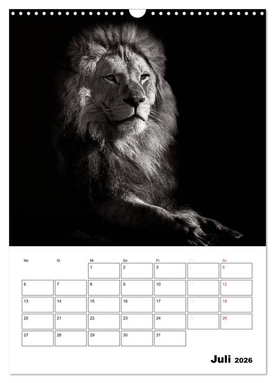 Produktbild: Charakterk&ouml;pfe aus der Welt der Tiere (Wandkalender 2026 DIN A3 hoch), CALVENDO Monatskalender