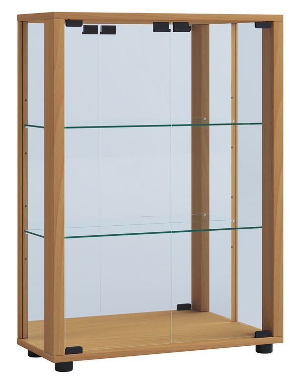 Produktbild: Glas Stand Vitrine Sammelvitrine Sintalo Spiegel