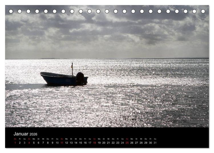 Produktbild: Sehnsucht nach Meer (Tischkalender 2026 DIN A5 quer), CALVENDO Monatskalender