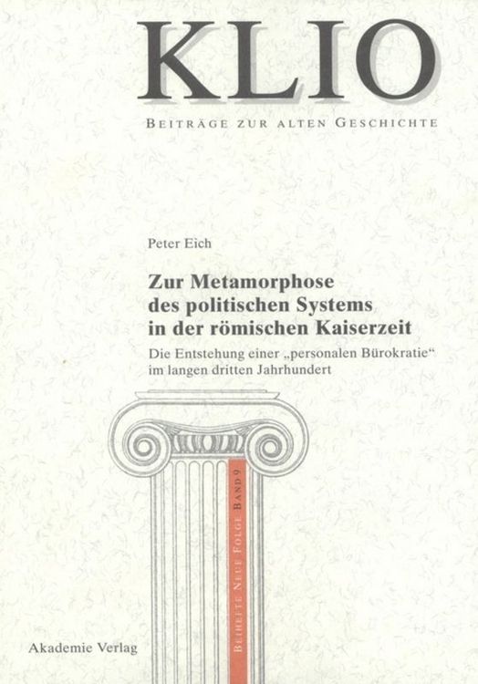 Produktbild: Zur Metamorphose des politischen Systems in der r&ouml;mischen Kaiserzeit