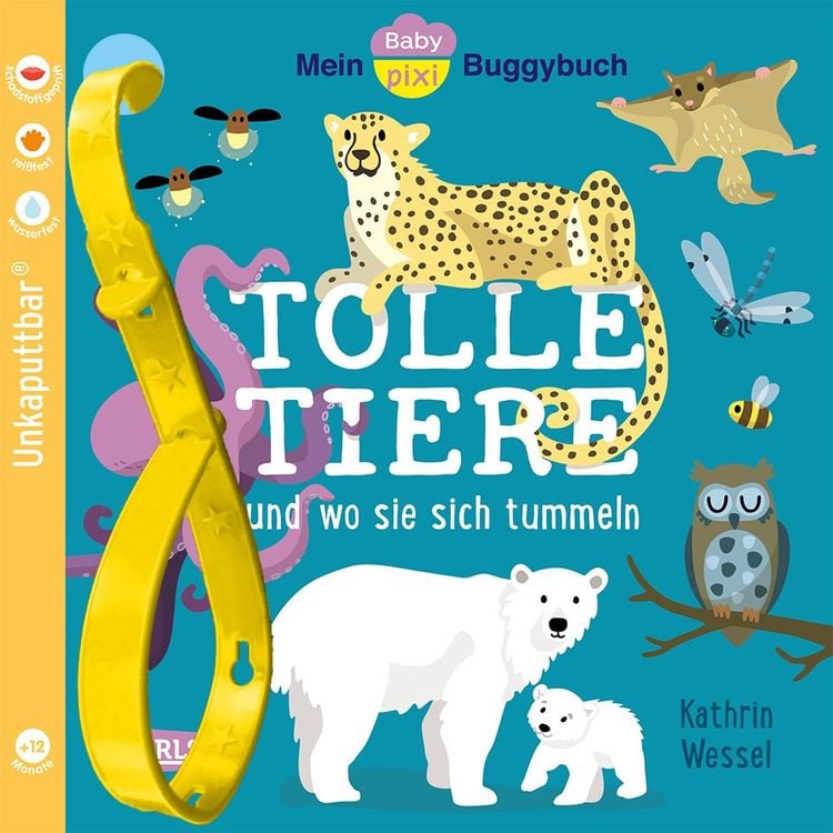 Produktbild: Baby Pixi (unkaputtbar) 154: Mein Baby-Pixi-Buggybuch: Tolle Tiere