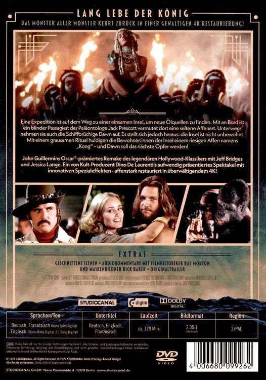 Produktbild: King Kong - Special Edition - Digital Remastered