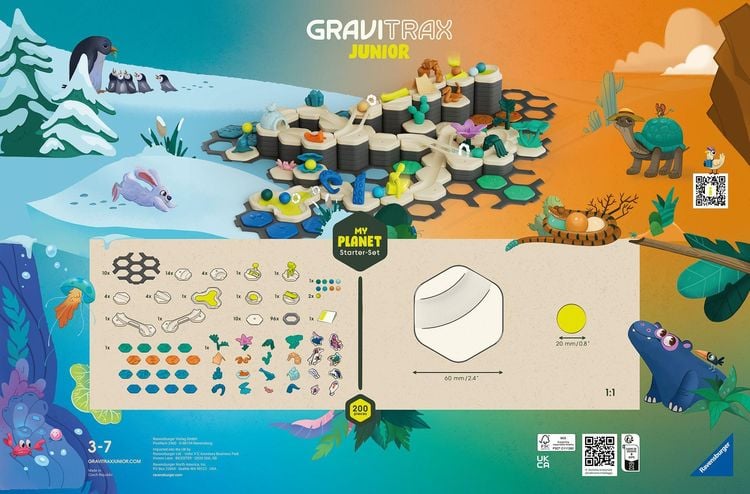 Ravensburger - GraviTrax Junior Starter-Set XXL Planet