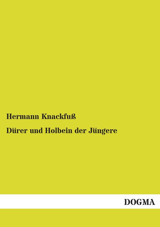 Produktbild: D&uuml;rer und Holbein der J&uuml;ngere