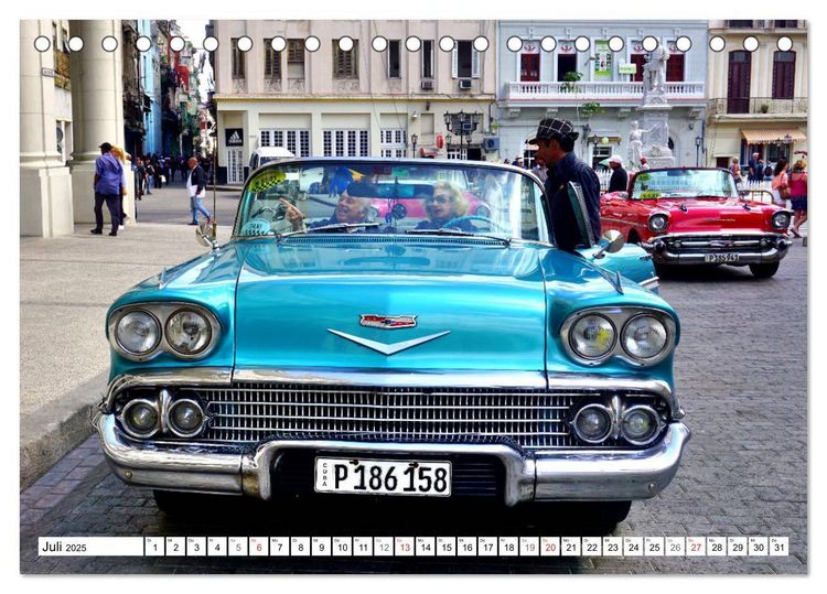 Produktbild: Impala '58 - Ein Chevy der Extraklasse (Tischkalender 2025 DIN A5 quer), CALVENDO Monatskalender