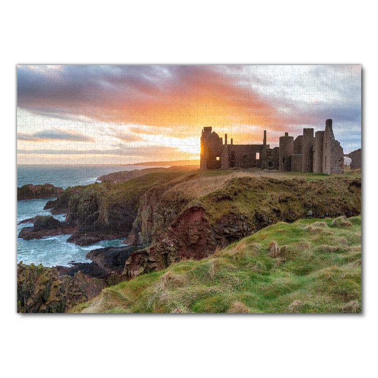 Produktbild: Lais Puzzle Slains Castle im Sonnenuntergang, Schottland 1000 Teile