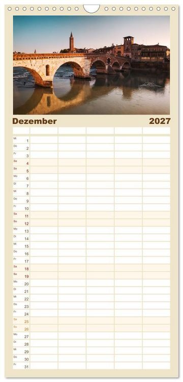 Produktbild: Familienplaner 2027 - Italien - Eine Reise durch Bel Paese mit 5 Spalten (Wandkalender, 21 x 45 cm) CALVENDO
