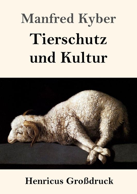 Produktbild: Tierschutz und Kultur (Gro&szlig;druck)