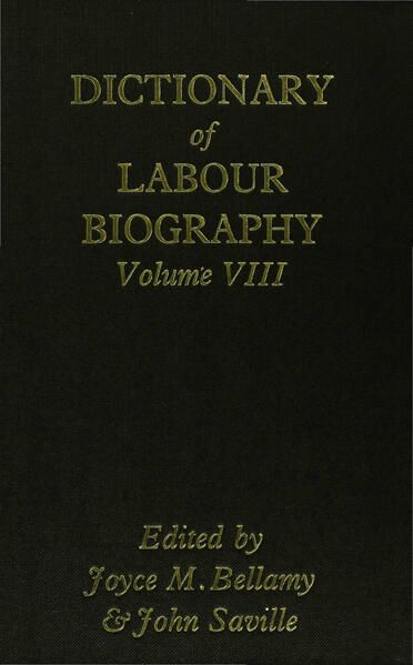 Produktbild: Dictionary of Labour Biography