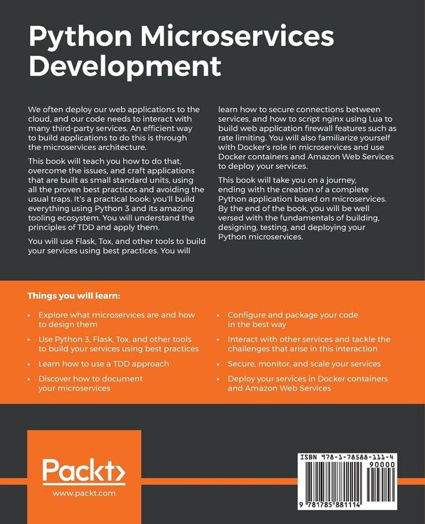 Produktbild: Python Microservices Development
